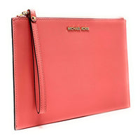 Michael Kors Women's Jet Set Travel Extra Large Zip Clutch Leather Wristlet Wallet7