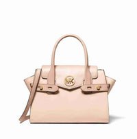 MICHAEL KORS CARMEN SAFFIANO LEATHER SMALL FLAP SATCHEL SHOULDER PURSE BAG19