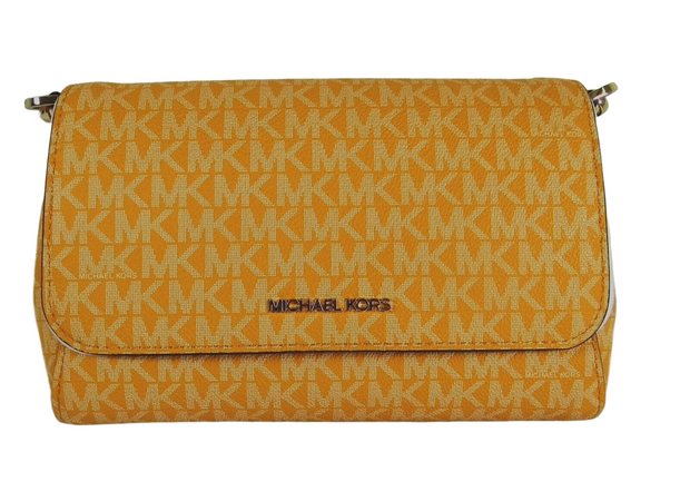 Michael Kors Medium Logo Convertible Crossbody Bag (Brown