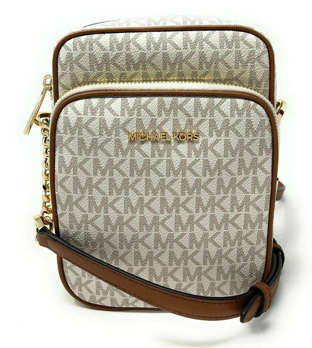 Michael Kors Jet Set Medium Vanilla PVC Travel Tote