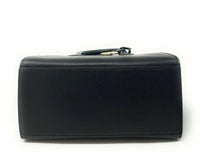 Michael Kors Avril Small Top Zip Black Pebbled Leather Satchel Crossbody Bag20