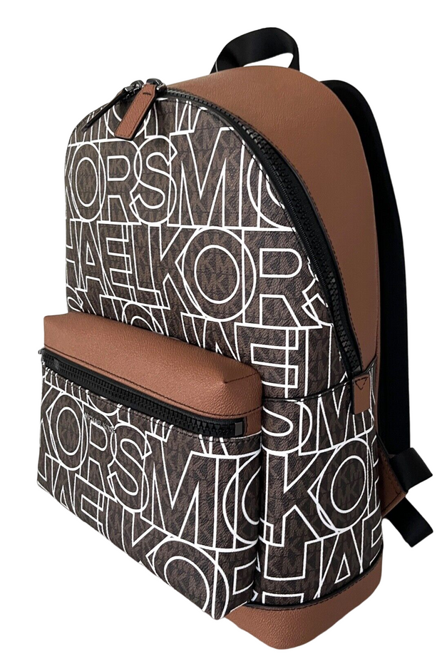 Michael Kors, Bags, Michael Kors Mens Cooper Signature Leather Multi  Pocket Backpack