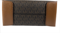 Michael Kors Mercer Brown Medium Messenger Leather Bag5