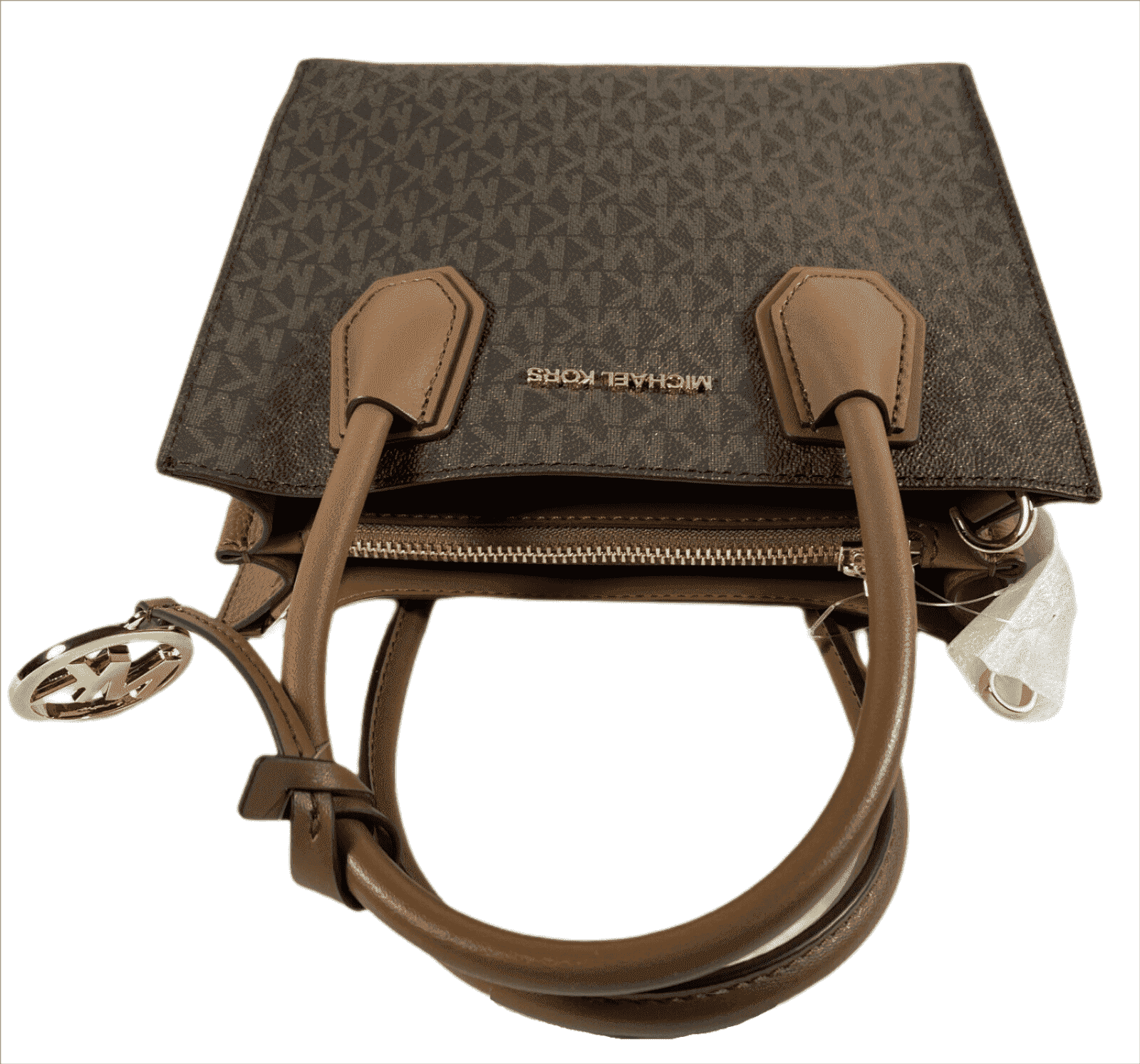 Michael Kors Mercer Medium Brown Leather Messenger Bag11