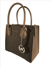 Michael Kors Mercer Medium Brown Leather Messenger Bag12