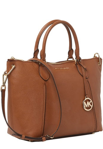 Michael Kors Sierra Medium Leather Messenger Bag