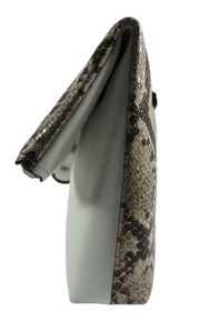 Coach The Large Clutchable in Python Print Leather Bag