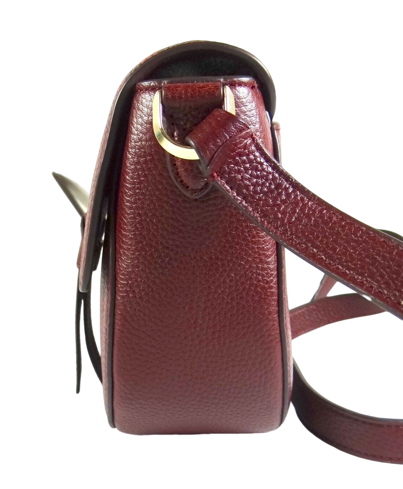 Kate Spade New York Knott Saddle Pebbled Leather Medium crossbody Bag