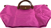 Longchamp Women's Le Pliage Nylon Folding Satchel Bag