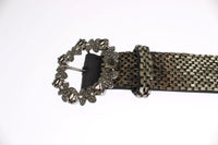 Dolce & Gabbana Crystal Buckle Sequined Waist Women's Belt4