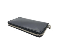 Alexander McQueen Women's Dark Navy Patent Leather Zip Around Wallet 375282 DP00I 49102