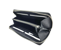 Alexander McQueen Women's Dark Navy Patent Leather Zip Around Wallet 375282 DP00I 49103