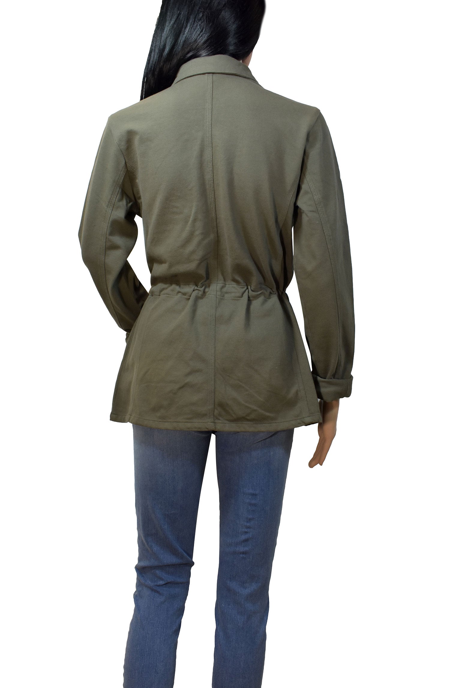 James Perse Argn Army Green Lightweight Jacket