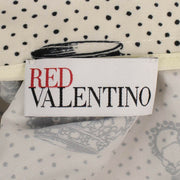 RED VALENTINO Crown Print Gathered Top Mini Skirt