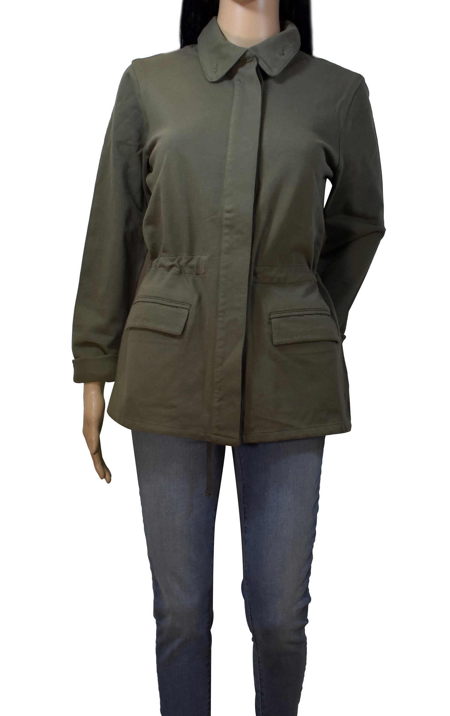 James Perse Argn Army Green Lightweight Jacket Army Green
