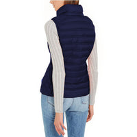Michael Michael Kors Women's Navy Blue Down Sleeveless Puffer Vest with Removable Hood3