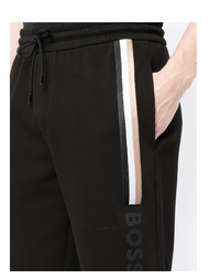 Hugo Boss Men's Black Lamson 94 Knit Track Shorts