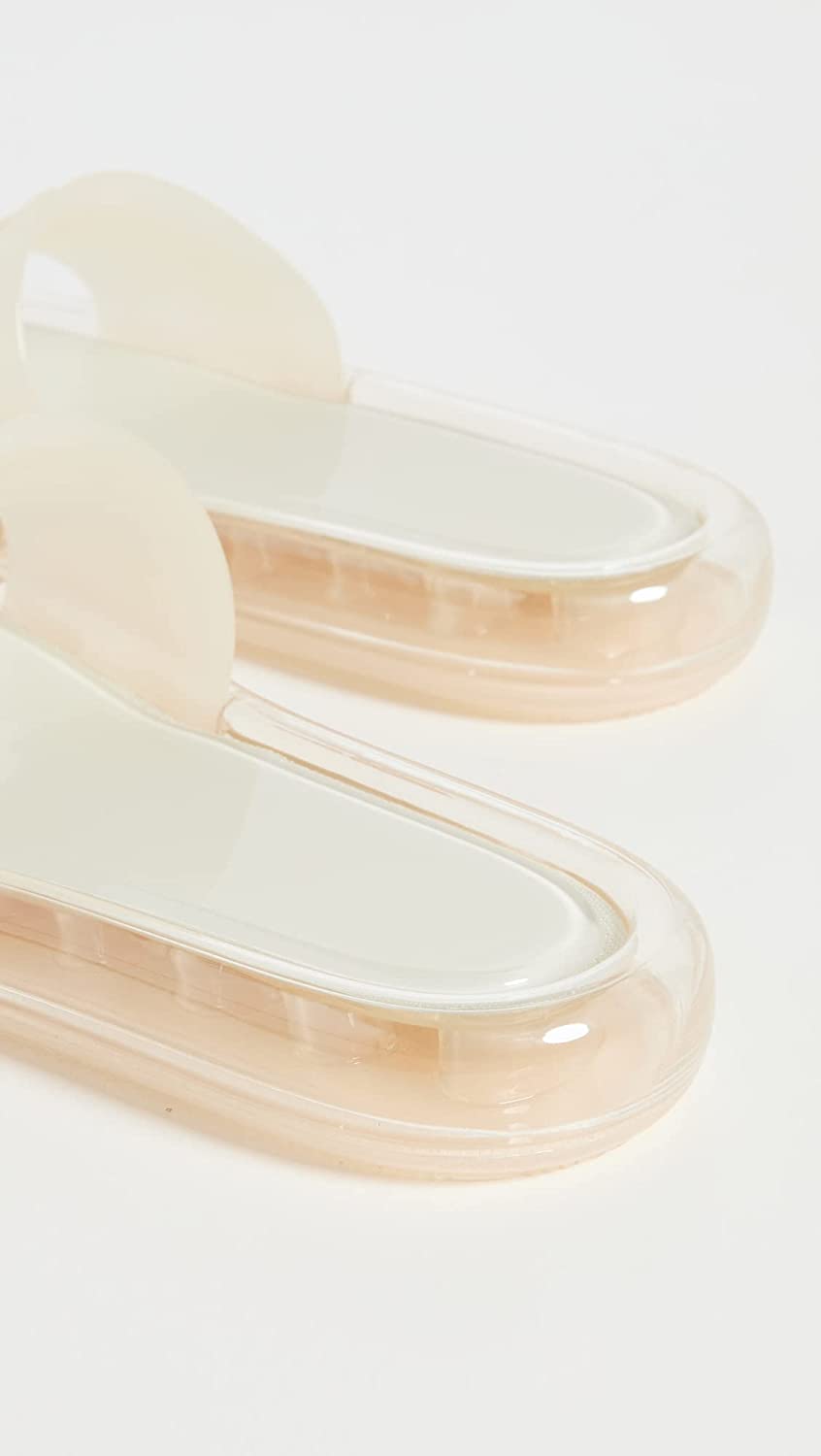 Tory Burch Women's Ivory Jelly Bubble Slides