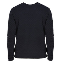 Ted Baker Men's Lentic Jacquard Pullover Sweater Navy Blue1