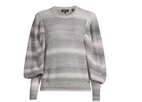 Ted Baker Women's Grey Valma Extreme Sleeve Sweater 4 Gray
