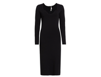 Veronica Beard Women's Imka Solid Black Cashmere Midi Dress1
