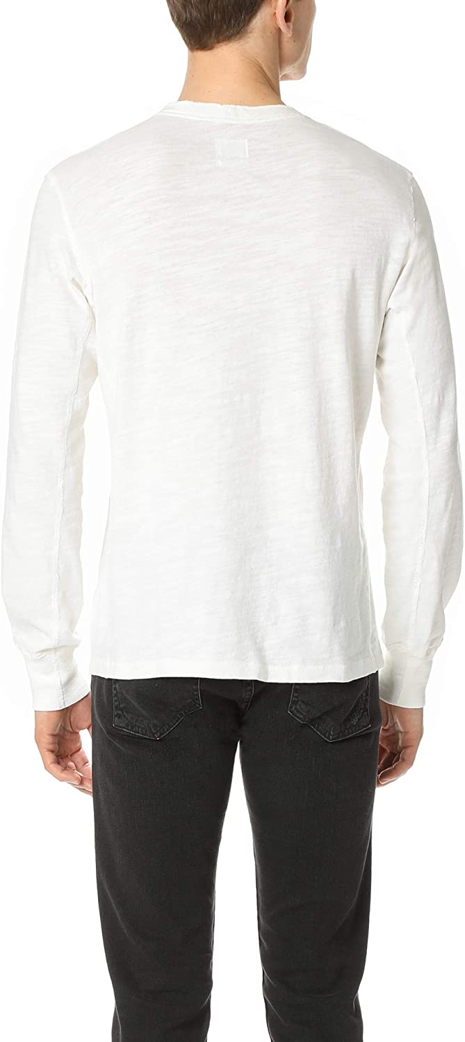 Rag & Bone Standard Issue Men's Basic Henley, White