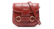 See by Chloe Women's Saddie Reddish Brown Crossbody Handbag