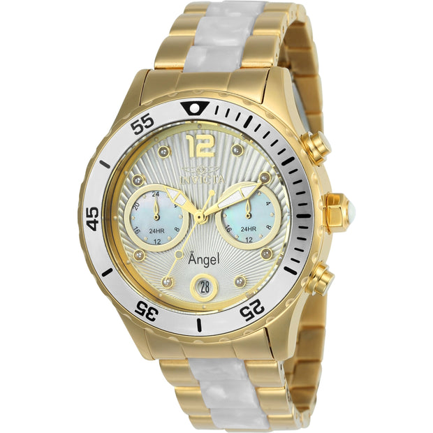 Invicta Womens 24702 Gold Stainless Steel Quartz Formal Watch