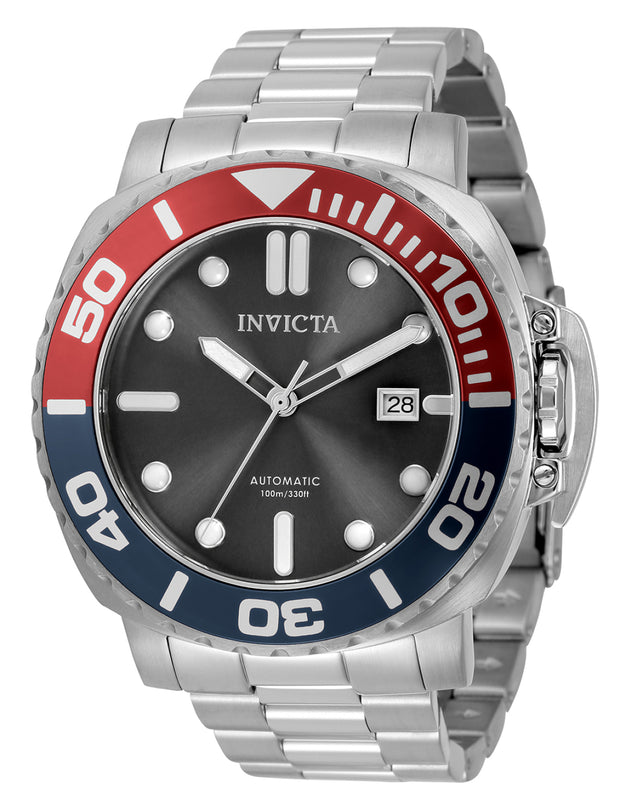 Invicta Mens 34311 Silver Stainless Steel Automatic Formal Watch