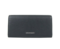 Alexander McQueen Women's Dark Blue Leather Continental Wallet 492594 40062