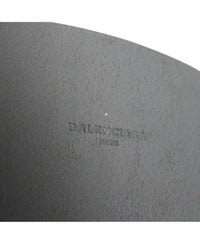 Balenciaga Women's Grey Linoleum Wide Belt Gold Hardware 493315 1444 (80 / 32)5