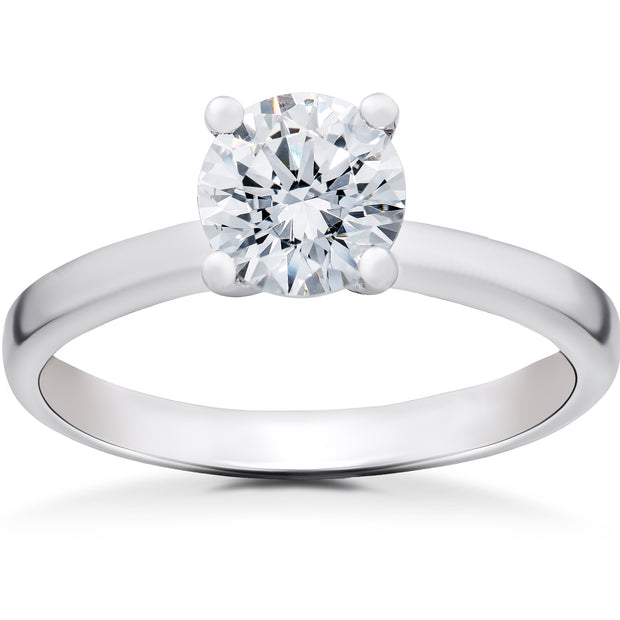 G/VS 1 ct Lab Created 100% Diamond Angelica Engagement Ring 14k White Gold