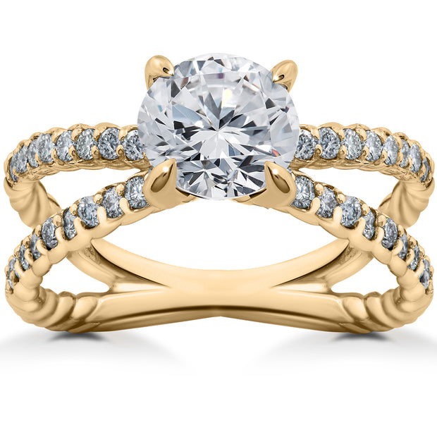 3/8ct Diamond Isabella Engagement Ring Setting