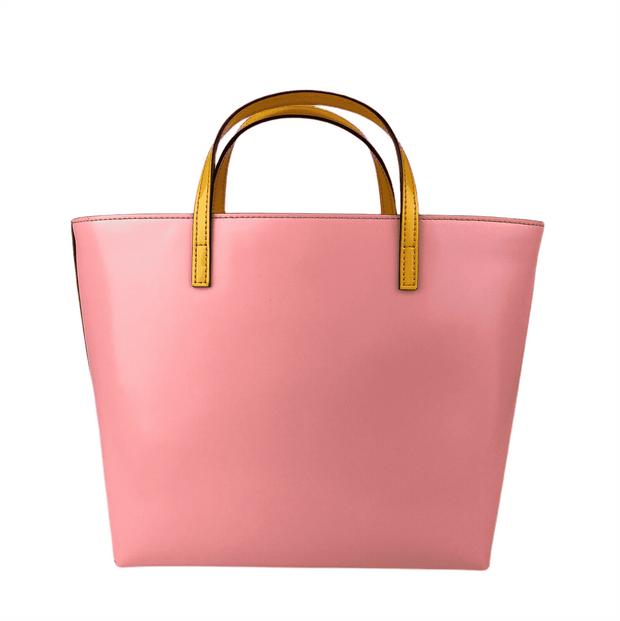 Gucci Women's Children's Pink Leather Tote Bag With Rainbow Cloud Detail 581877 5562