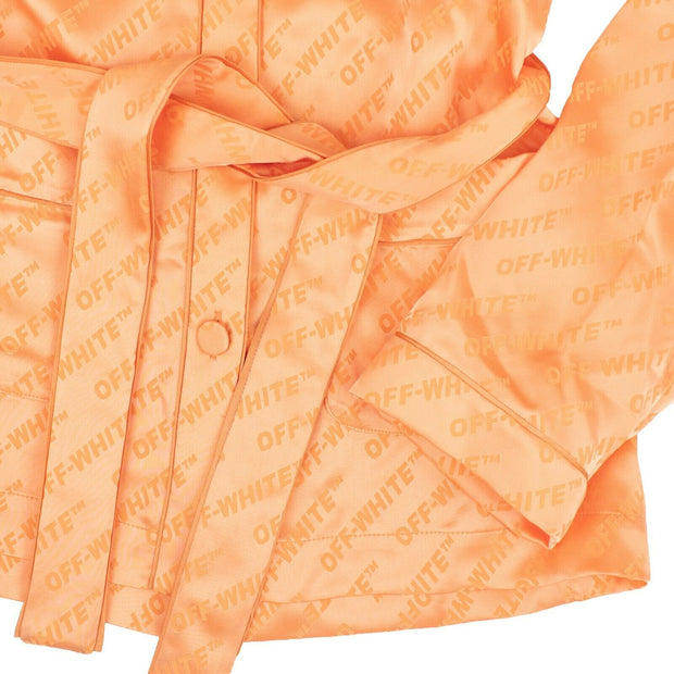 Off-White c/o Virgil Abloh Orange Pajama Style Shirt