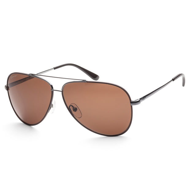 Ferragamo Women's SF131S-6010067 Fashion 60 mm Gunmetal Cocoa Sunglasses