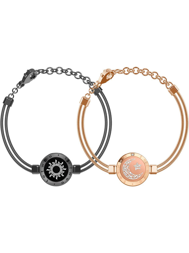 TOTWOO Long Distance Touch Bracelets for Couples, Brazil