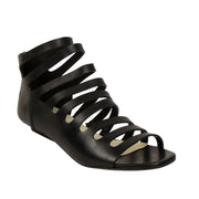 MARSELL 'Sandaletto' Black Calf Skin Leather Heels