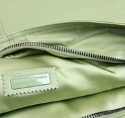 Bottega Veneta Women's Green Leather Hobo Woven Detail Bag 309343 3414