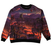 MARCELO BURLON Multicolored 'Fantasy' Crewneck Sweatshirt