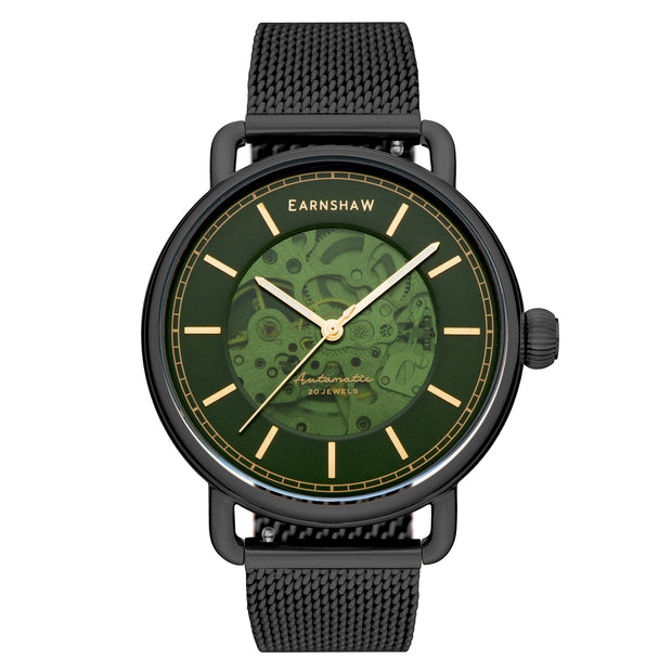 Thomas Earnshaw Men's ES-8226-44 Boulton 43mm Green Stainless Steel Watch