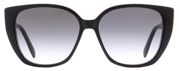 Alexander McQueen Butterfly Sunglasses AM0284S 002 Black 58mm