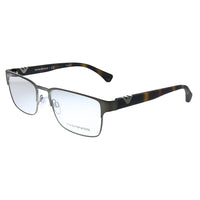 EA 1027 3003 55mm Unisex Square Eyeglasses Matte Gunmetal