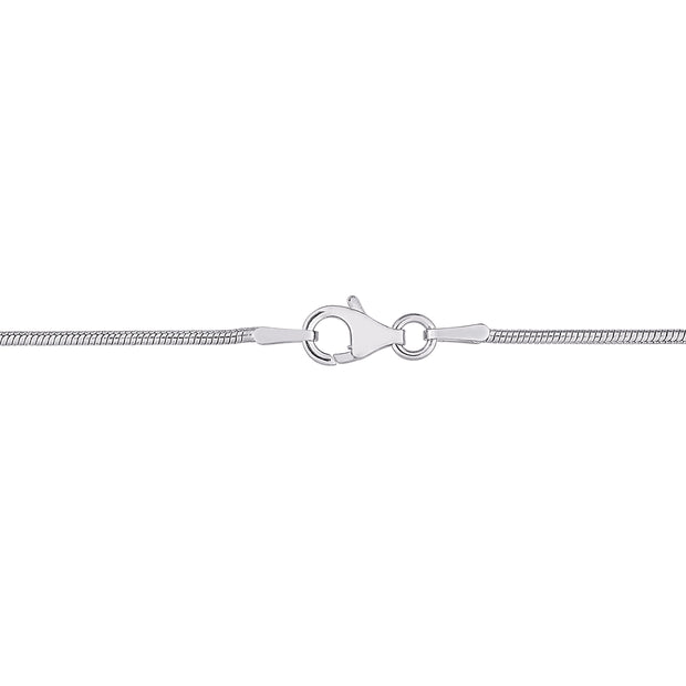 1.2 mm Snake Chain Bracelet in Sterling Silver