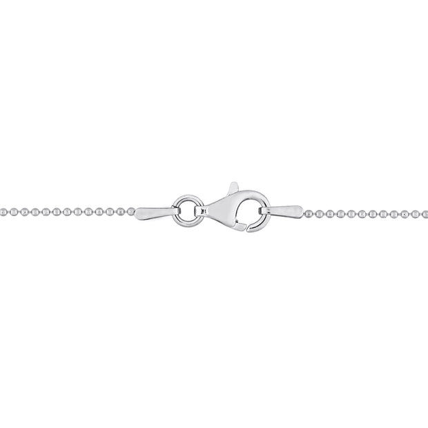 1 mm Ball Chain Bracelet in Sterling Silver