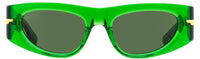 Bottega Veneta Cat Eye Sunglasses BV1144S 004 Green 51mm 1112