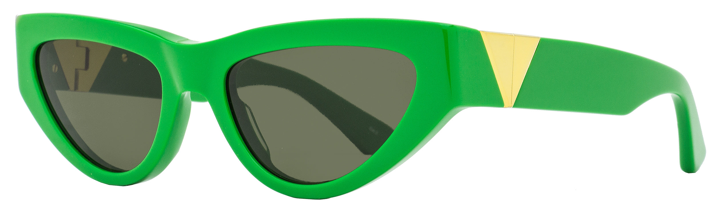 Bottega Veneta Cat Eye Sunglasses BV1176S 003 Green 55mm Green