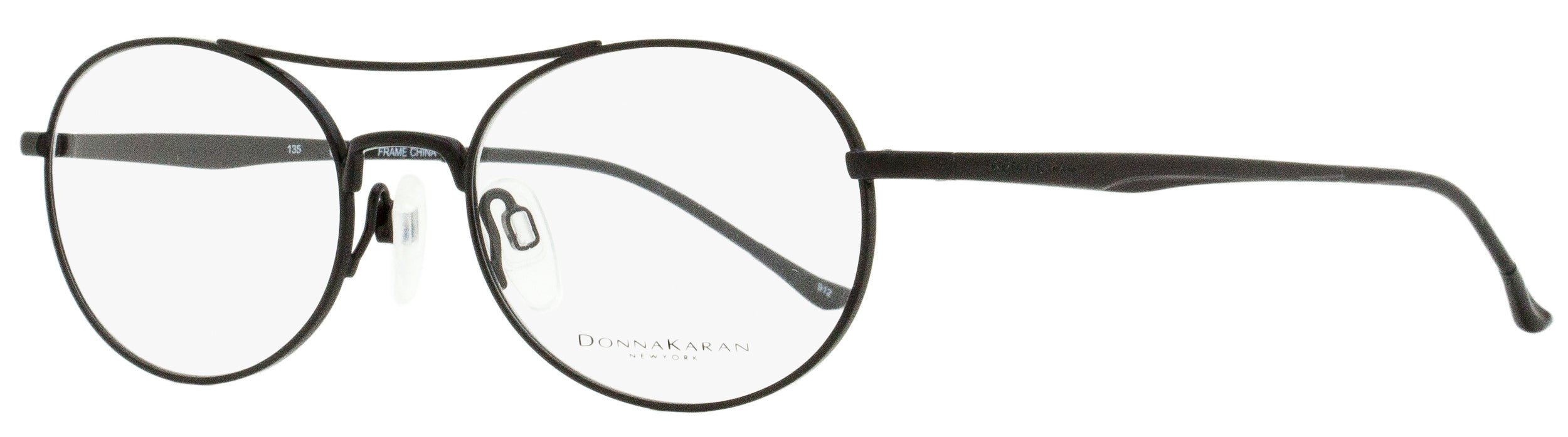Donna Karan Oval Eyeglasses DO1001 001 Black 51mm 1001 Black