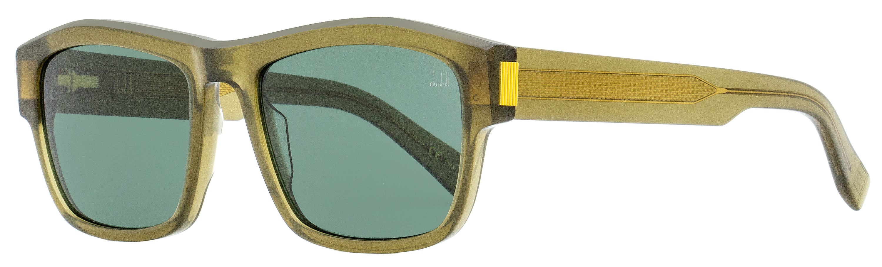 Dunhill Rollagas Geometric Sunglasses DU0029S 004 Transparent Khaki 57mm Transparent Khaki
