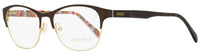 Emilio Pucci Oval Eyeglasses EP5029 048 Brown/Gold/Havana 53mm 5029 Brown Gold Havana